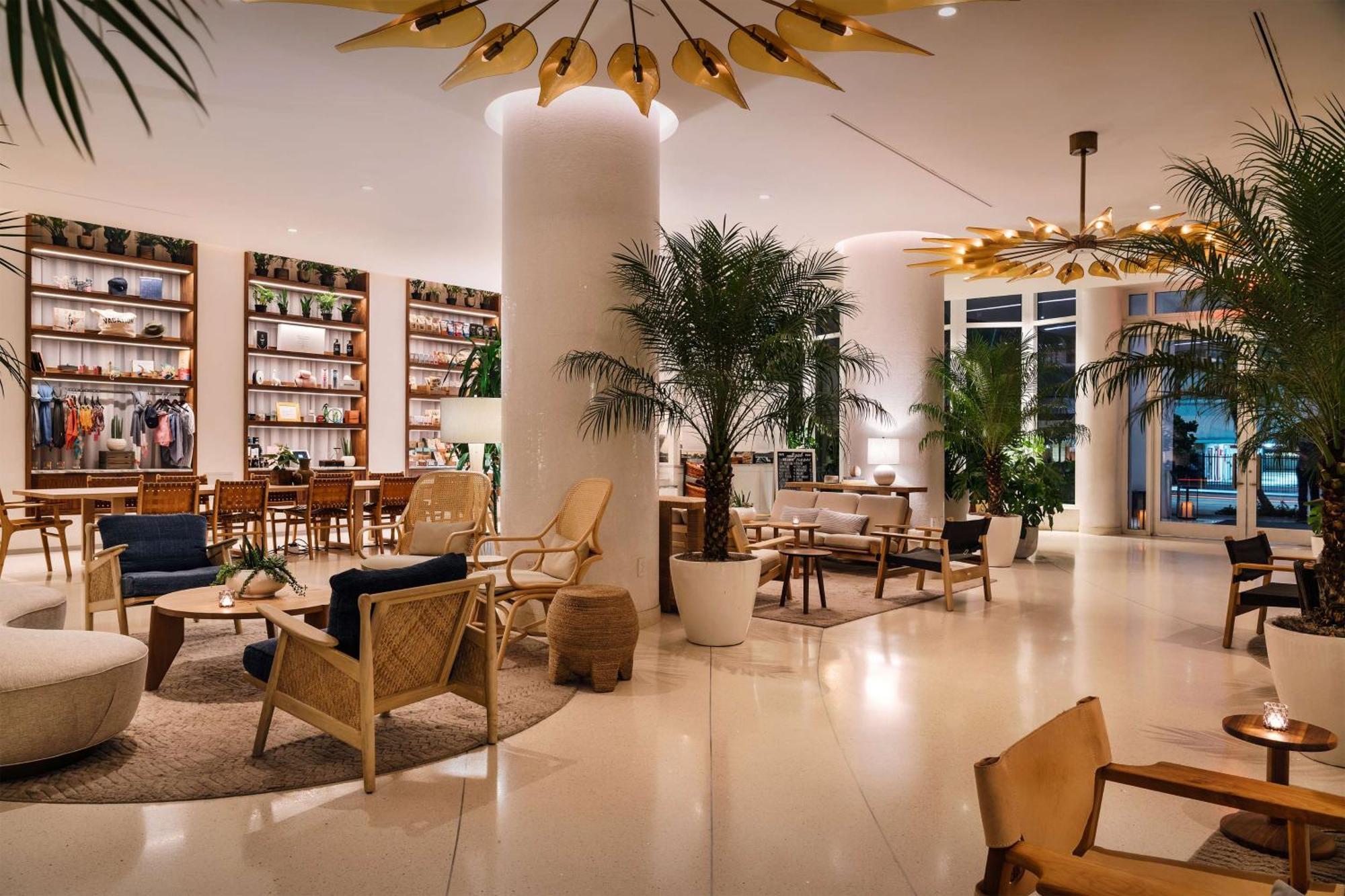 Nautilus Sonesta Miami Beach Bagian luar foto The lobby of the 1 Hotel South Beach